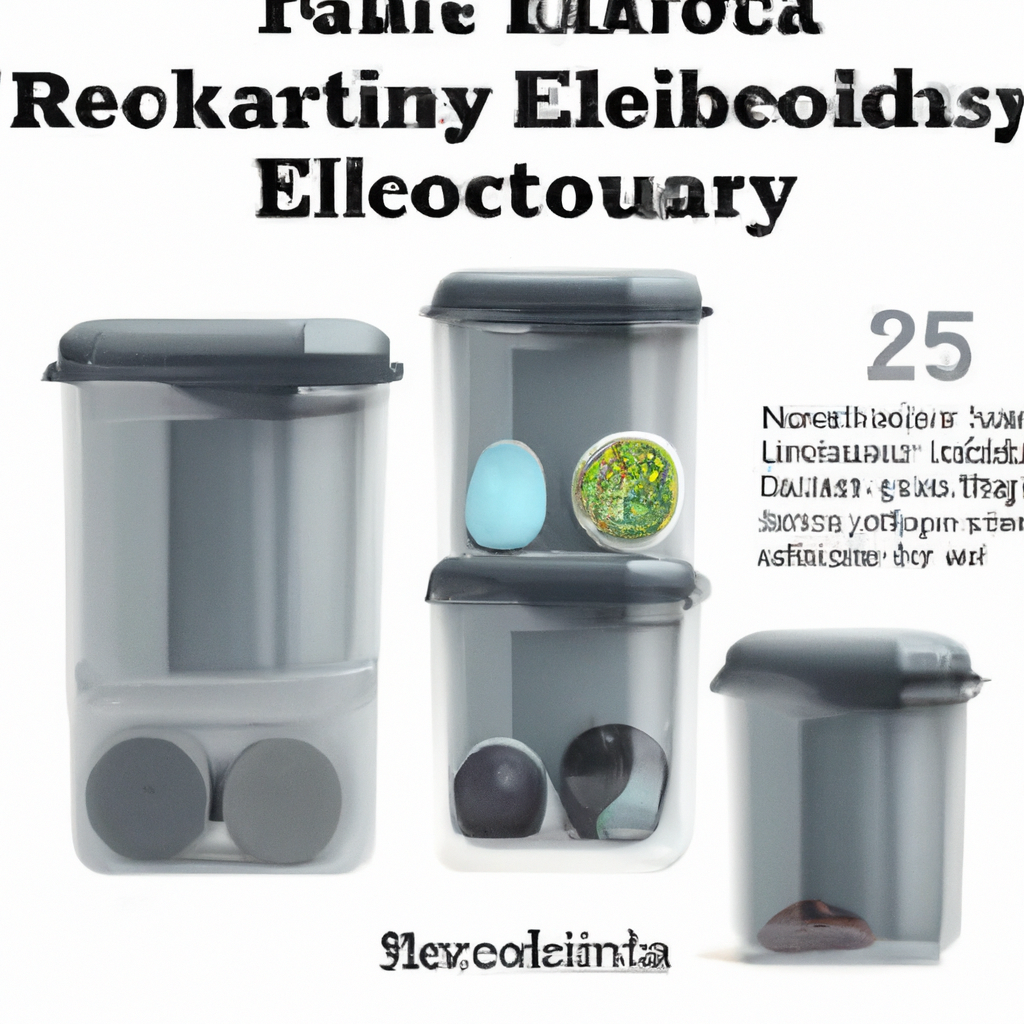 Kit Potes Herméticos de Plástico Electrolux - Cinza 1x8 unidades