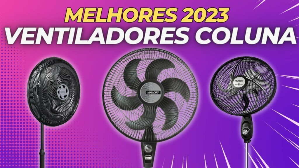 MELHORES VENTILADORES DE COLUNA 2023 🏆 Análise: Mallory, Mondial, Ventisol