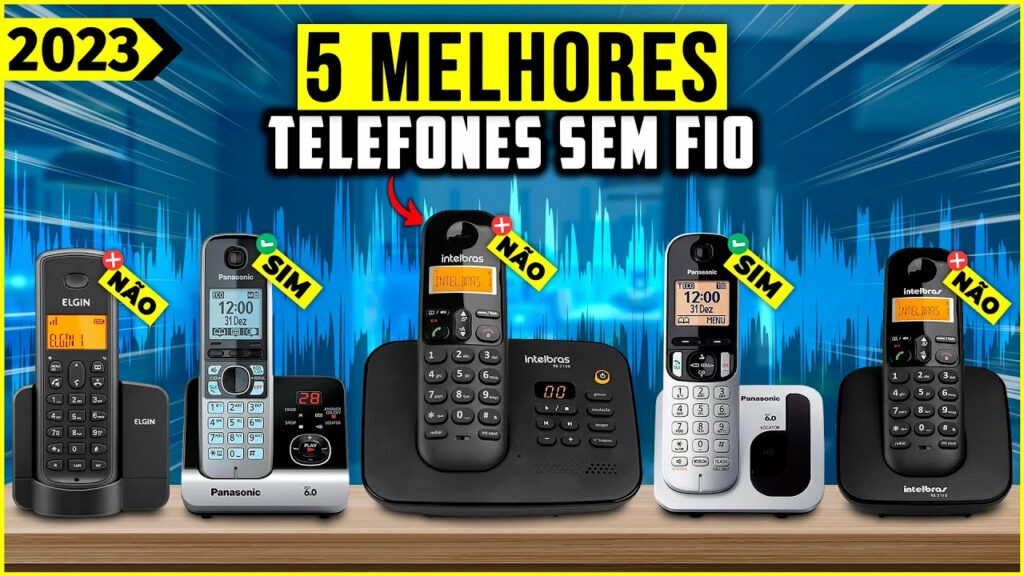 OS 5 MELHORES TELEFONE SEM FIO/ INTERFONE SEM FIO EM 2023!