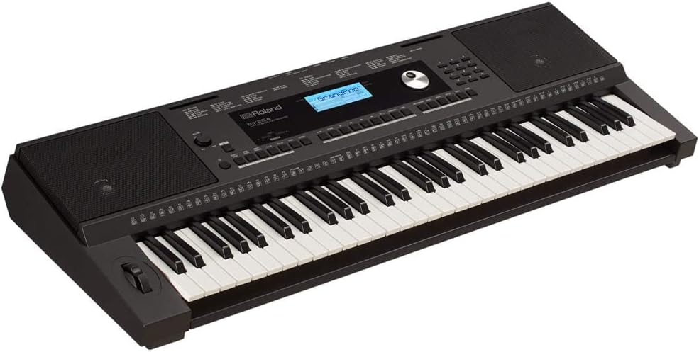 Roland E-X20a Teclado Arranjador. Se você quer ser músico, tocar teclado é o jeito mais amplo de aprender tudo sobre música