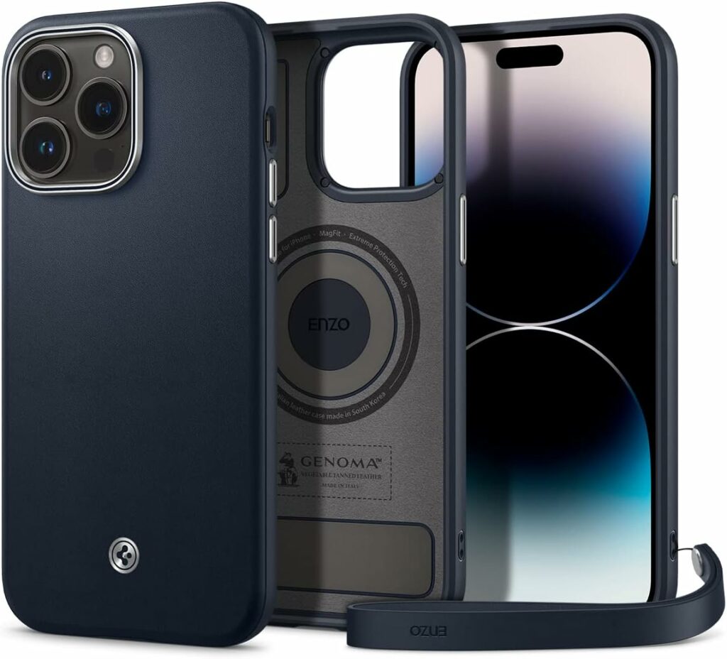 Spigen Capa Enzo Compativel com Apple iPhone 14 Pro Max Case (2022) - Slate